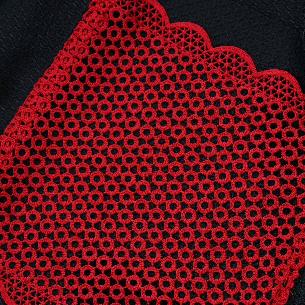 Middy Blouse Polkadate Black - MATA CLOTHiER