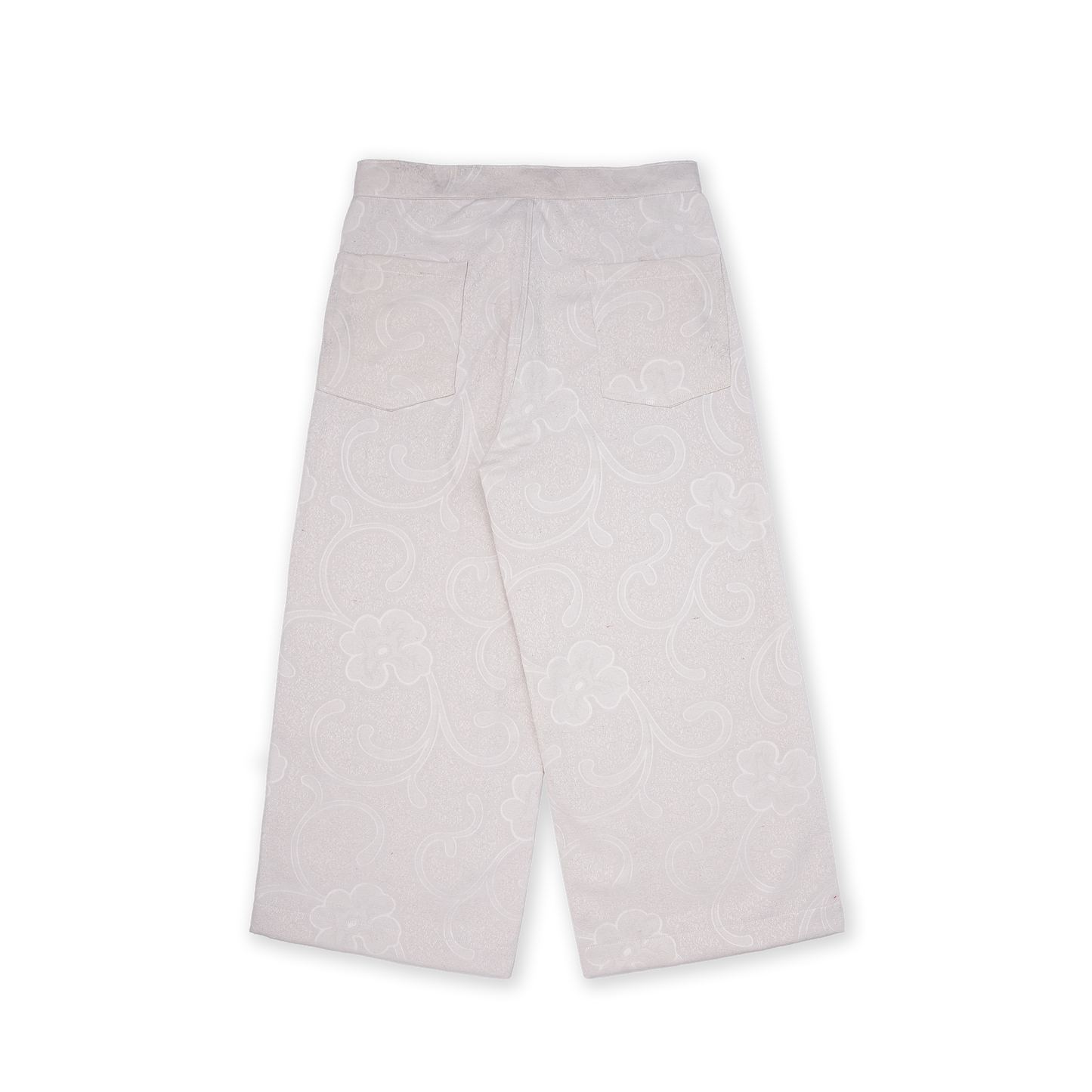 Lombard Pants Floral Ivory - MATA CLOTHiER