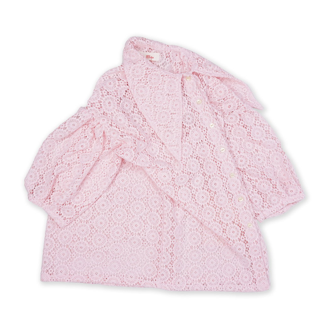 Middy Blouse Dusty Pink - MATA CLOTHiER
