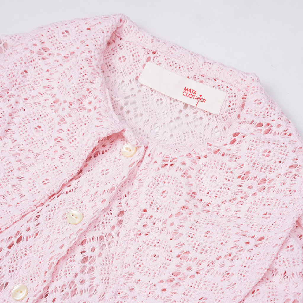 Middy Blouse Dusty Pink - MATA CLOTHiER