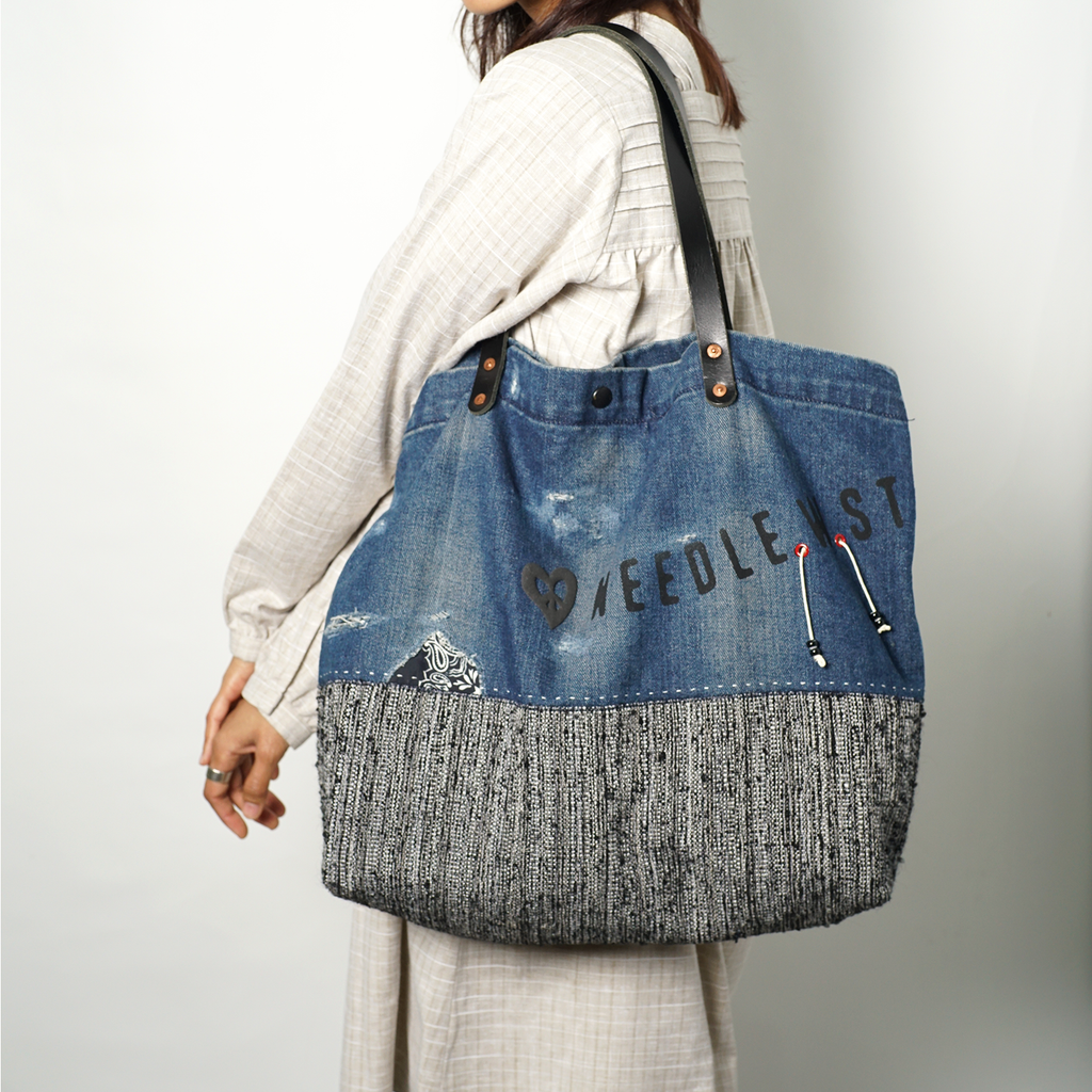 Peacefarm Denim Shopper Bag