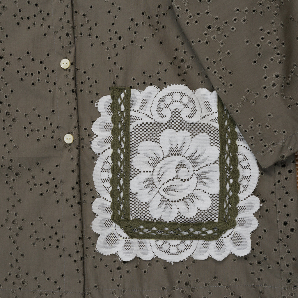 Piyayi Blouse Crux Moss - MATA CLOTHiER