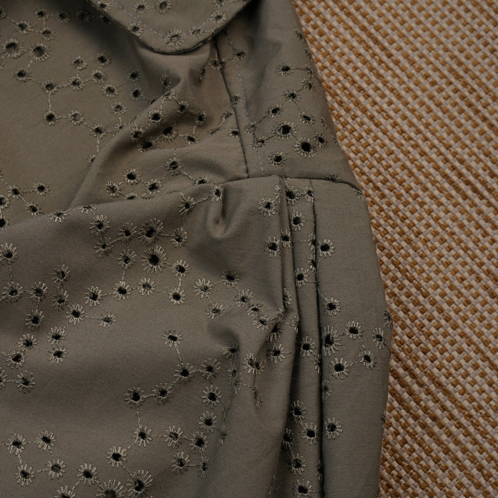 Piyayi Blouse Crux Moss - MATA CLOTHiER