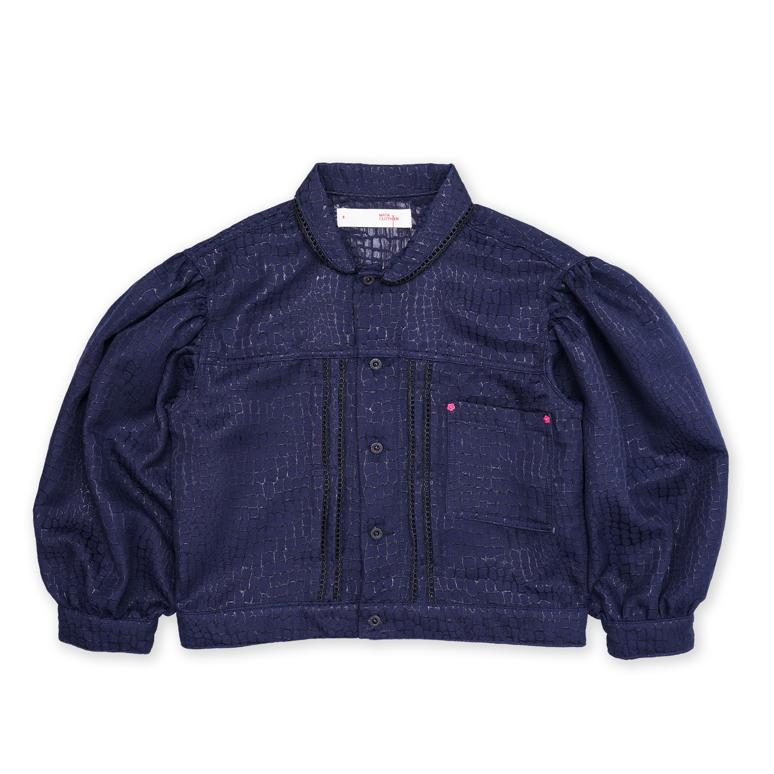 Spekta Jacket Giraffe Midnight Blue - MATA CLOTHiER