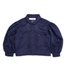Load image into Gallery viewer, Spekta Jacket Giraffe Midnight Blue - MATA CLOTHiER
