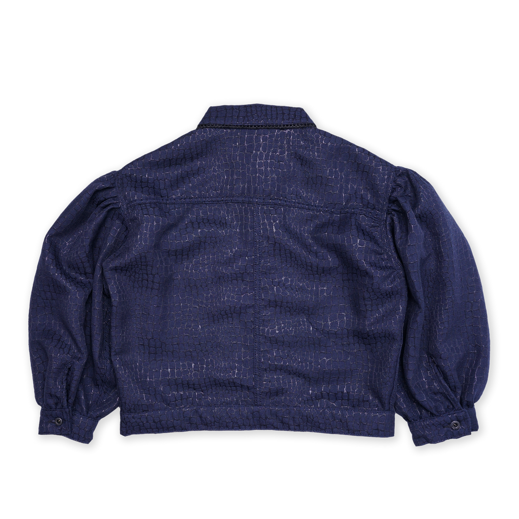 Spekta Jacket Giraffe Midnight Blue - MATA CLOTHiER