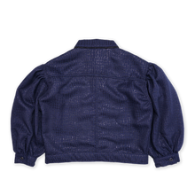 Load image into Gallery viewer, Spekta Jacket Giraffe Midnight Blue - MATA CLOTHiER
