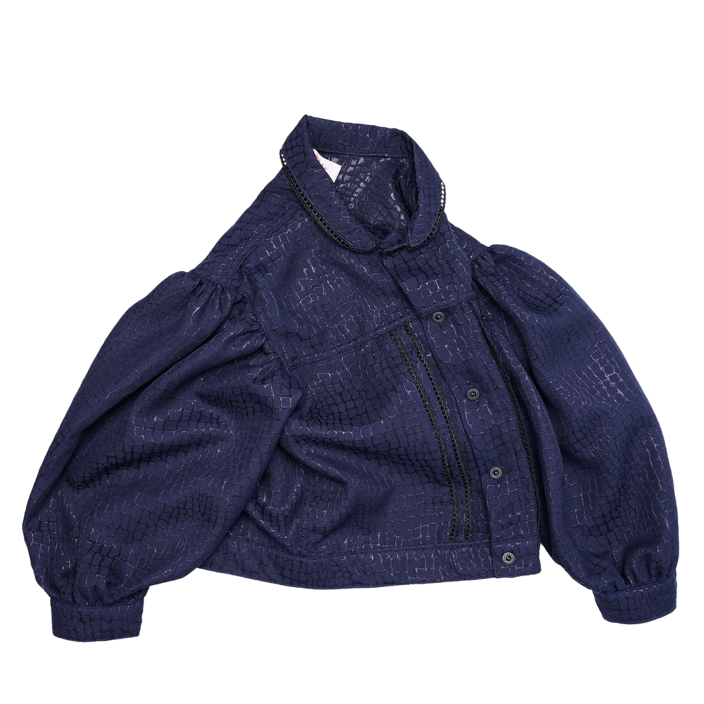 Spekta Jacket Giraffe Midnight Blue - MATA CLOTHiER