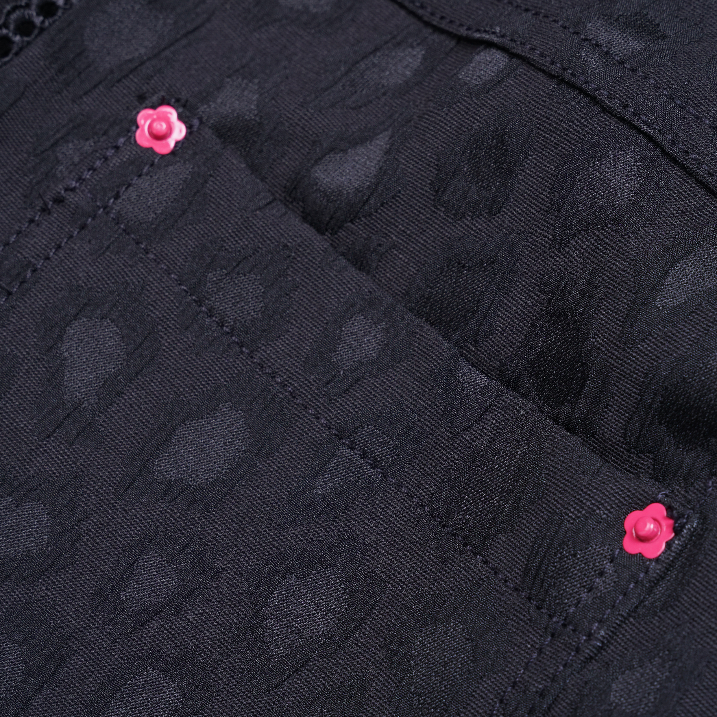 Emiria Jacket Leopard Black Small Collar - MATA CLOTHiER